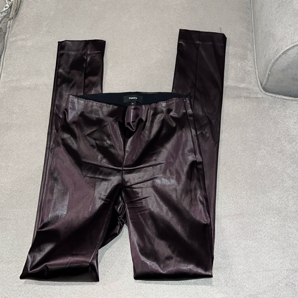 Theory vegan leather pants